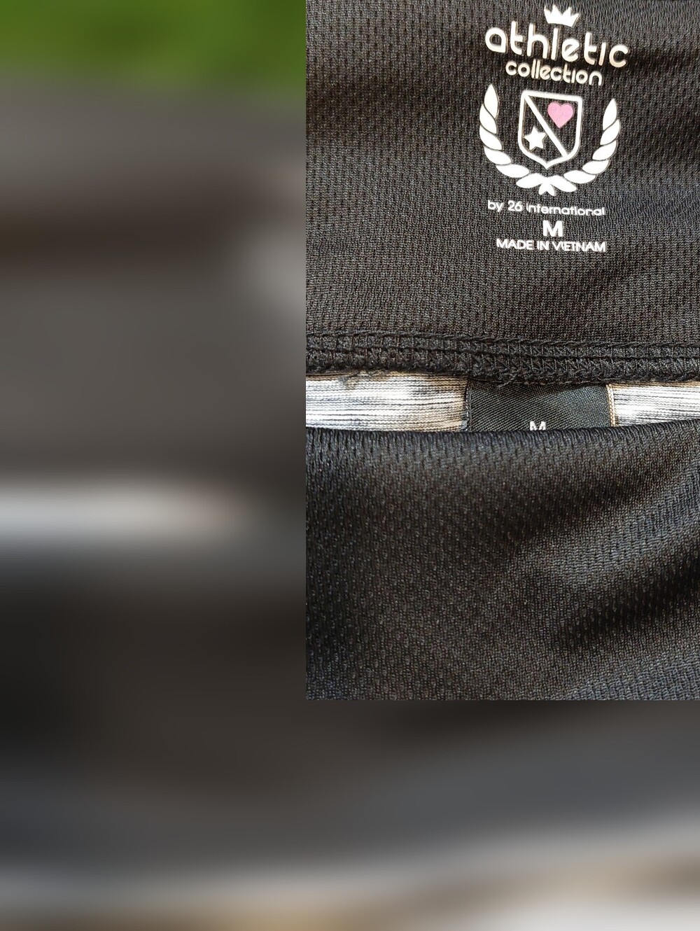 26 International Black Leggings with Heather Gray Accent - Picture 3 of 9